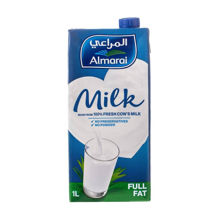 Almarai Full Fat Long Life Milk 1L