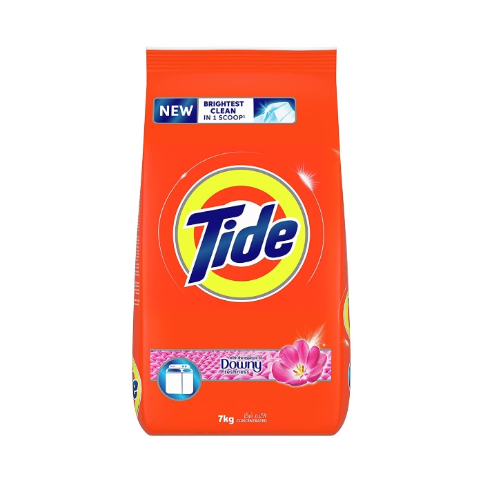 Tide Semi Automatic Powder Detergent Downy Freshness White 7KG