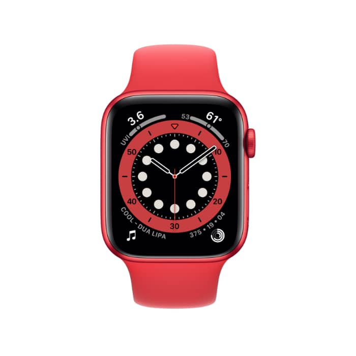 Apple Watch Series 6 44mm GPS Red Sport Band