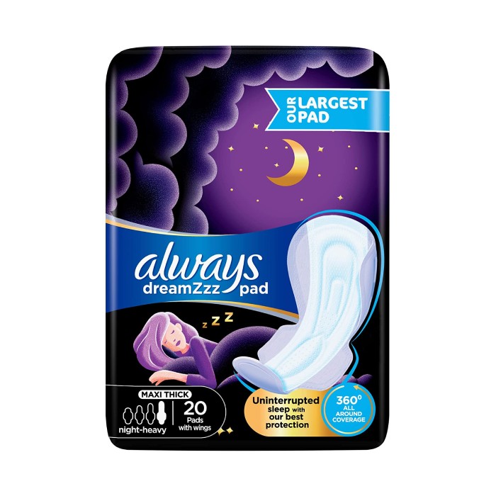 Always Dreamzz Pad Clean & Dry With Wings 20 Pieces