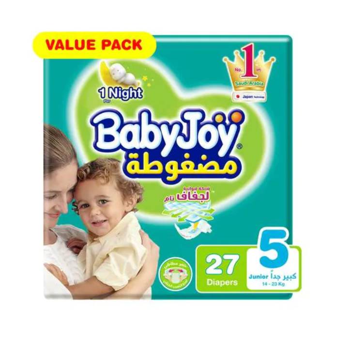 BabyJoy Value Pack Size 5 Junior 27 Diapers