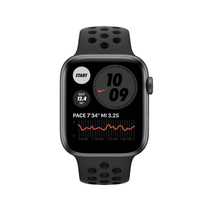 Apple Watch Nike Series 6 44mm GPS Black Sport Band