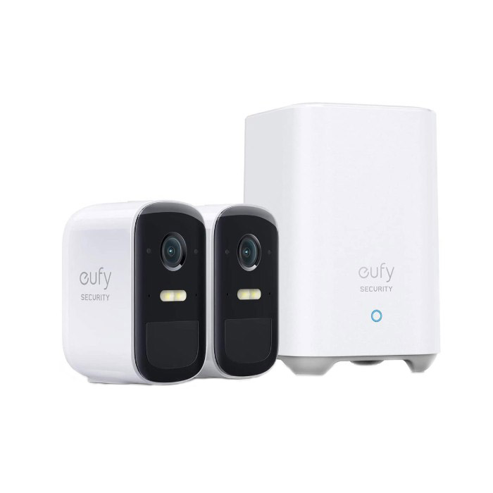 Eufy T88613D1 Outdoor 2C Pro 2K Resolution 2 Camera With Homebase