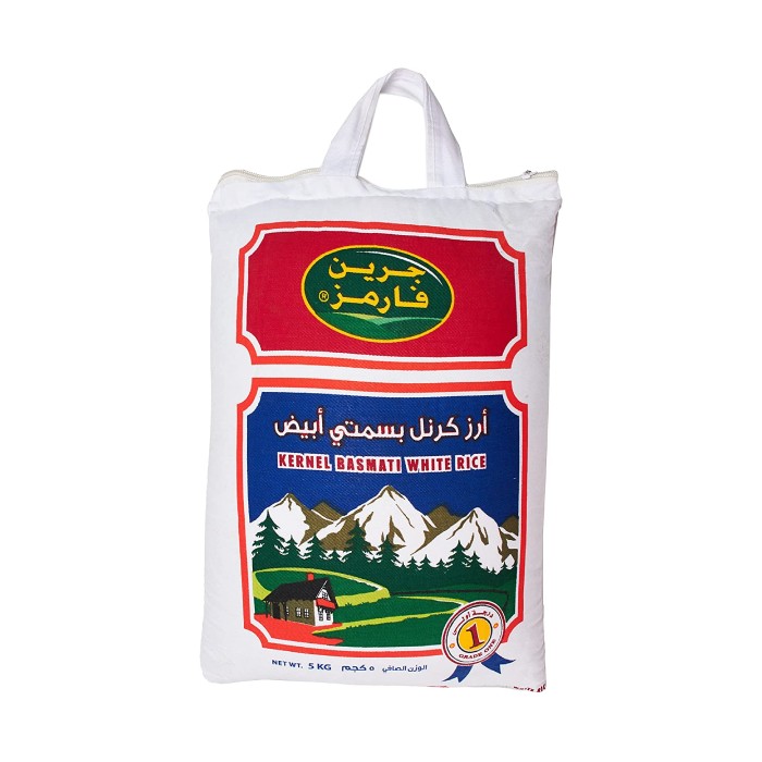 Green Farms Kernel Basmati White Rice 5Kg