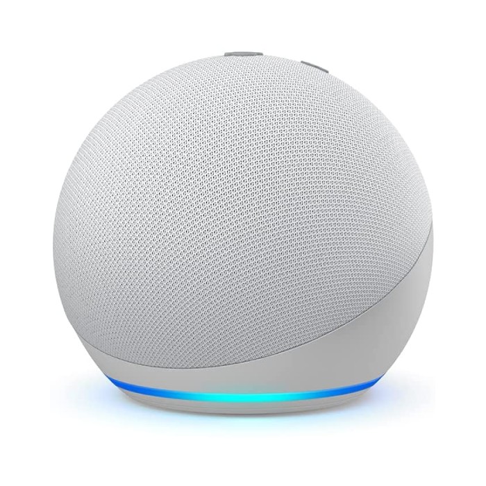 مكبر صوت ذكي من الجيل الرابع echo dot مع Alexa أبيض