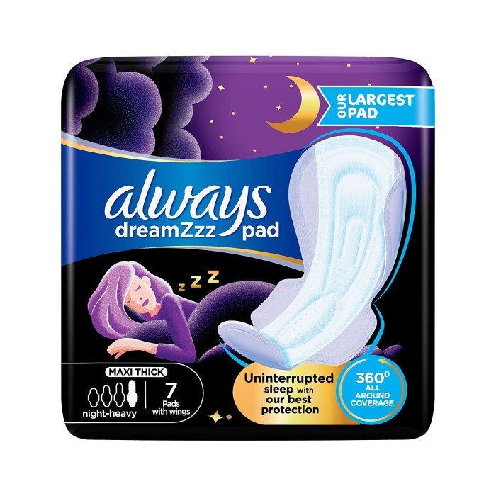Always Dreamzz Pad Clean & Dry With Wings 7 Pieces