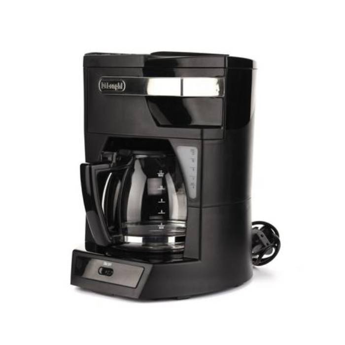 ماكينة صنع القهوة من ديلونجي 900 واط باللون الأسود