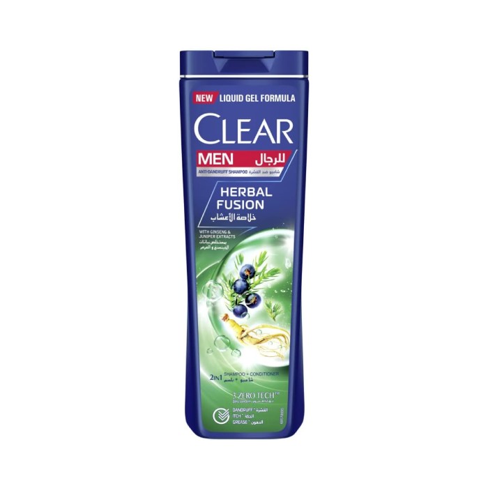 Clear Herbal Fusion Anti Dandruff Shampoo 400ml