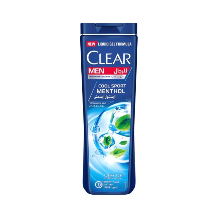 Clear Men's Anti Dandruff Shampoo Cool Sport Menthol 400ml
