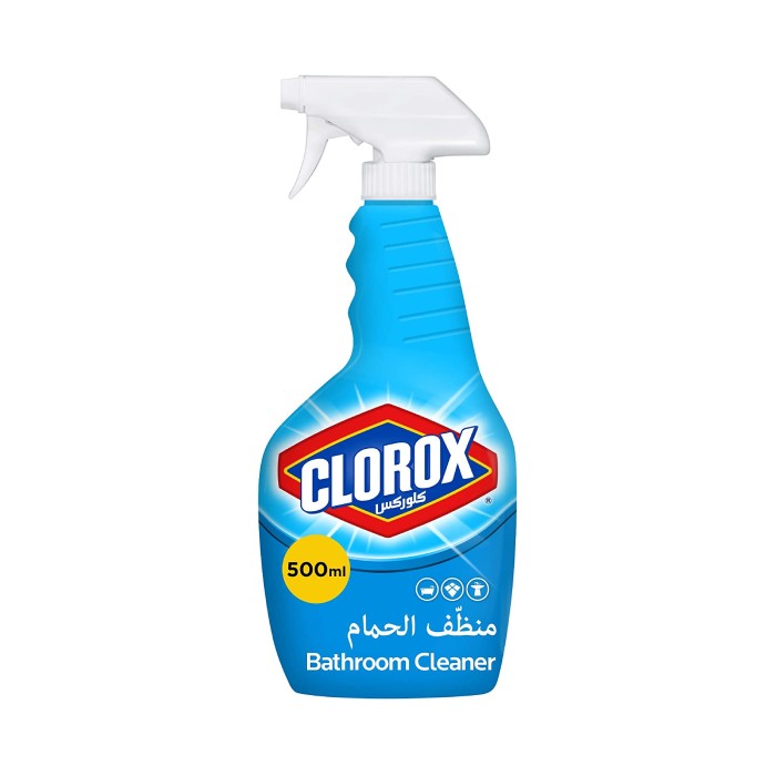 Clorox Toilet Cleaner Disinfecting Bleach Spray 500ml