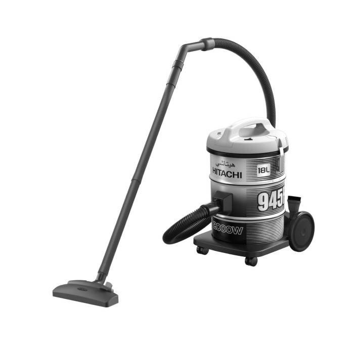 Hitachi Vacuum Cleaner Drum Type 2200W Silver