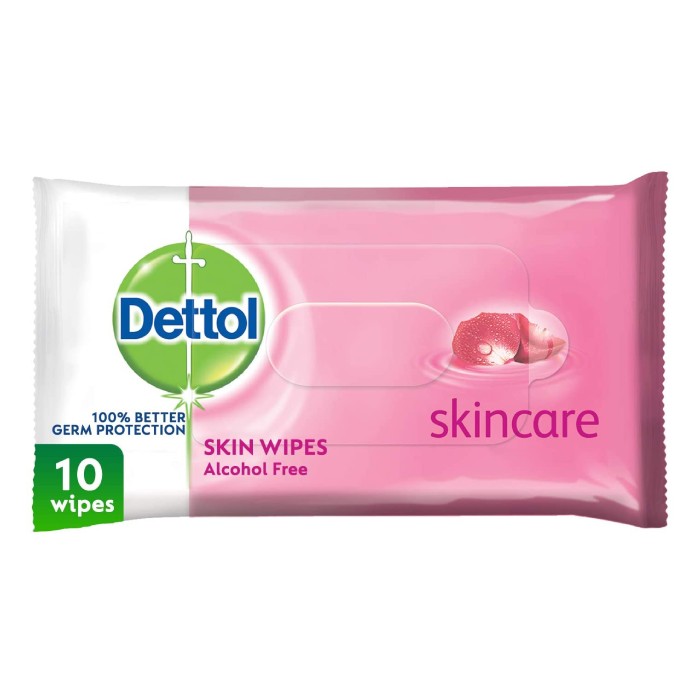 Dettol Sensitive Antibacterial Skin Wipes 10 Piece
