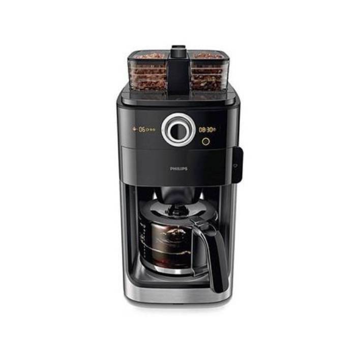 Philips Grind and Brew Coffee Maker 1000W Black