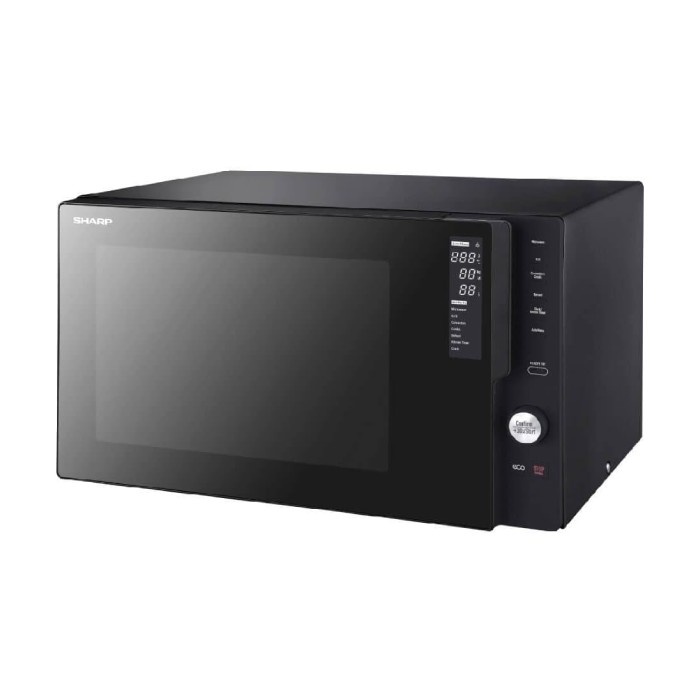 Sharp Convection Microwave Oven with Grill 28L Black
