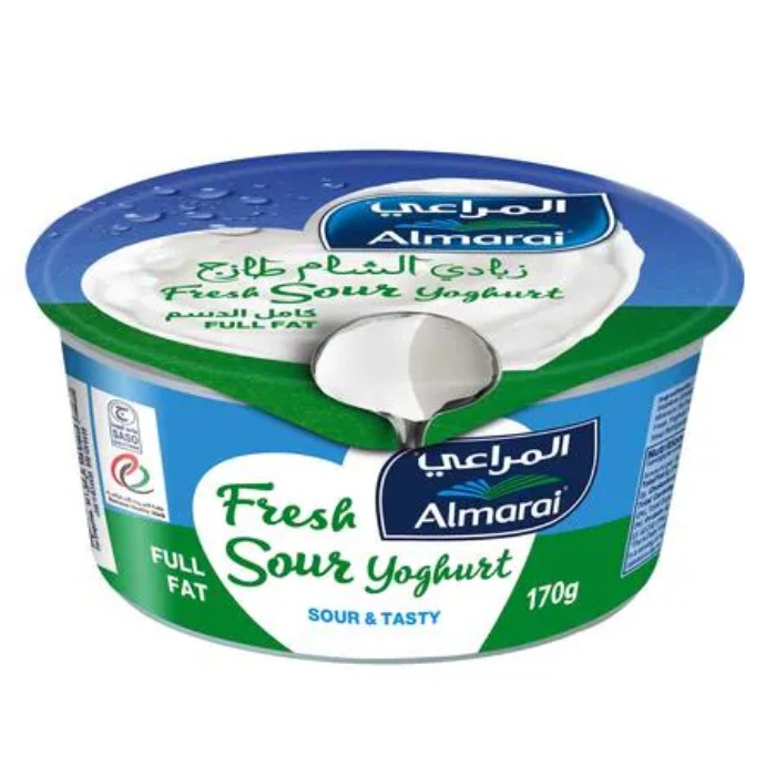 Almarai Full Fat Fresh Sour Yoghurt 170g