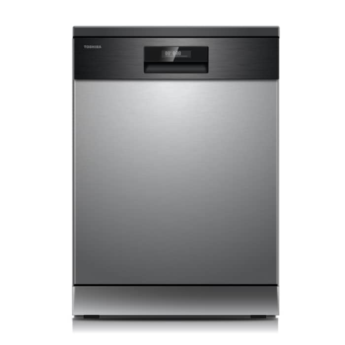 Toshiba Dishwasher 14 Place Setting 8 Programs Grey Stainless Steel