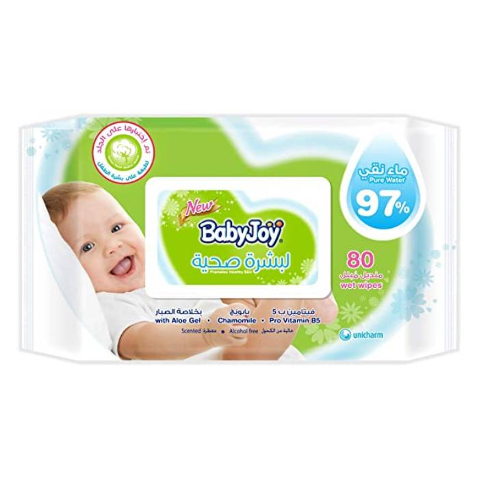 BabyJoy Healthy Skin 80 Wet Wipes