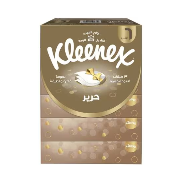 Kleenex Silk Facial Gentle and Soft 6 Tissue Boxes