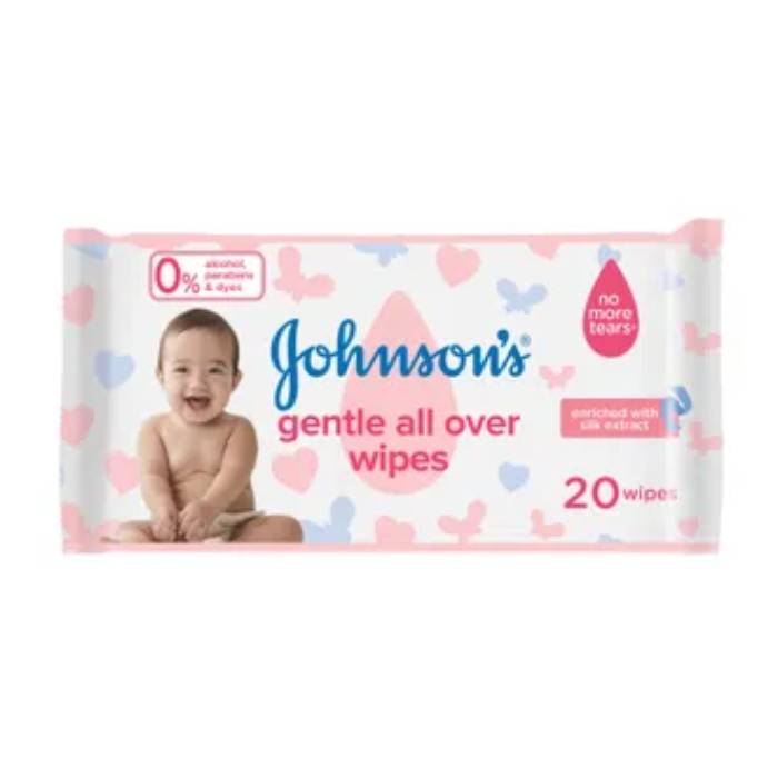 Johnson's Gentle Baby 20 Wipes