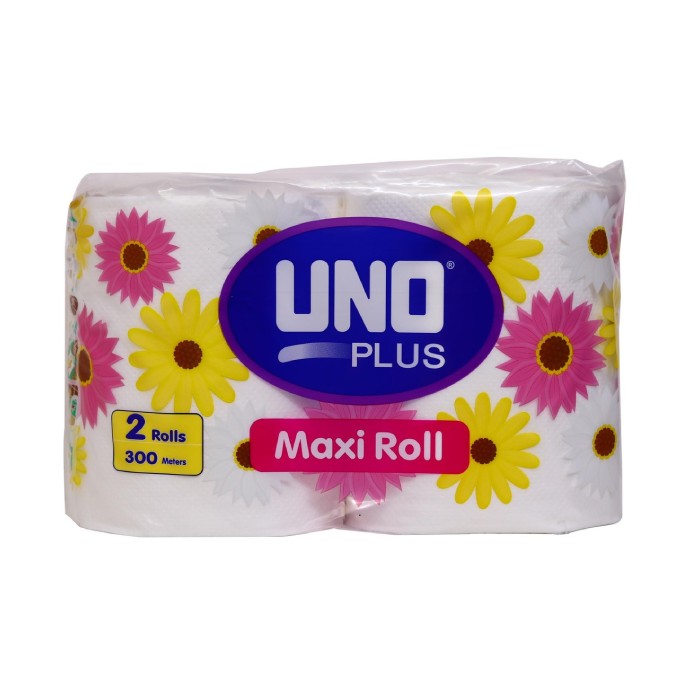UNO Plus Maxi Roll Tissue Pack of 2