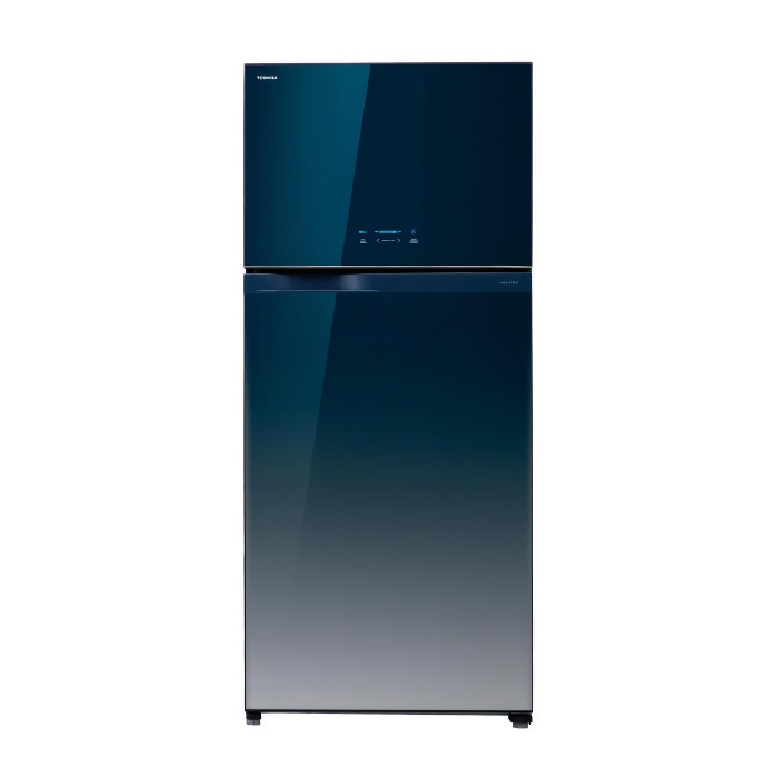 Toshiba Double Door Inverter Refrigerator 554L Blue