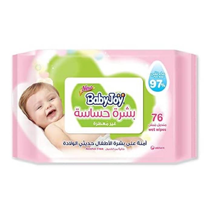 BabyJoy Sensitive Skin 76 Wet Wipes
