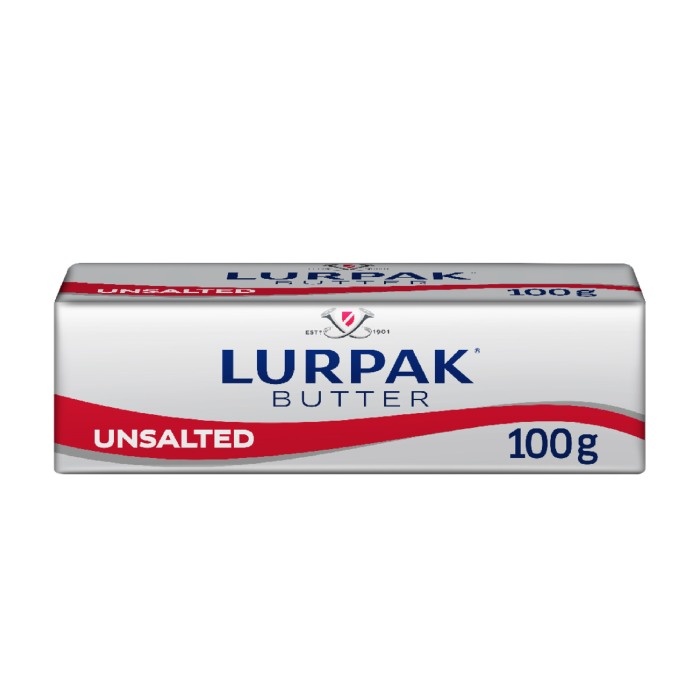 Lurpak Soft Butter Block Unsalted 100g