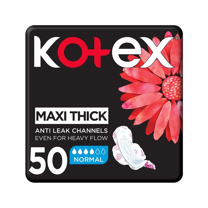 Kotex Maxi 3D Normal Sanitary 50 Pieces