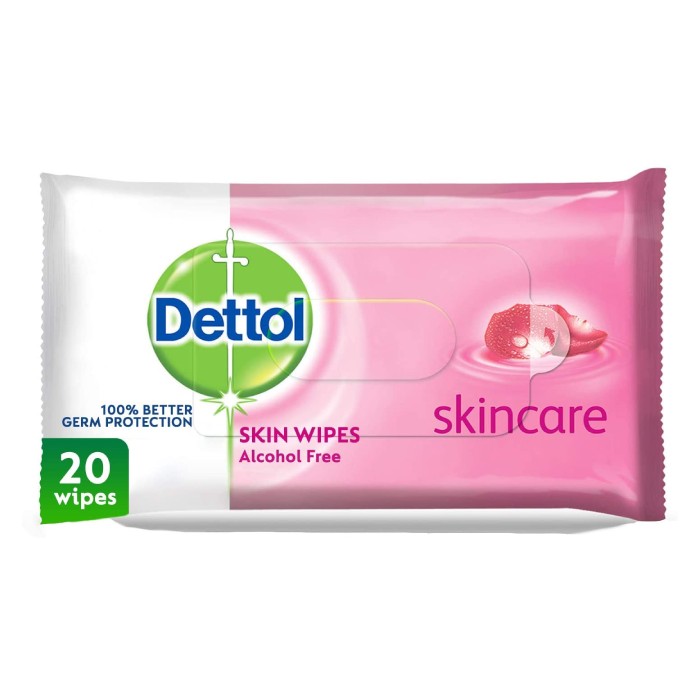 Dettol Sensitive Antibacterial Skin Wipes 20 Piece