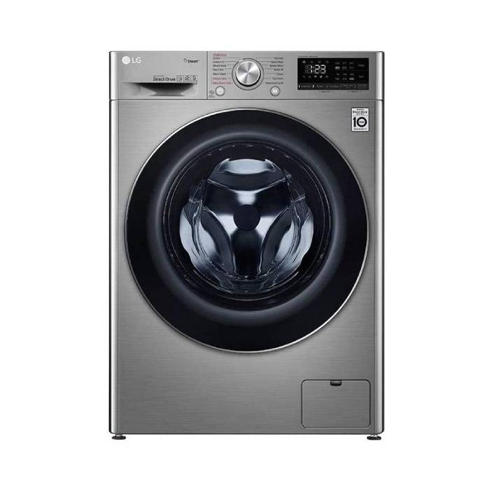 LG Front Load Washing Machine 9KG Silver