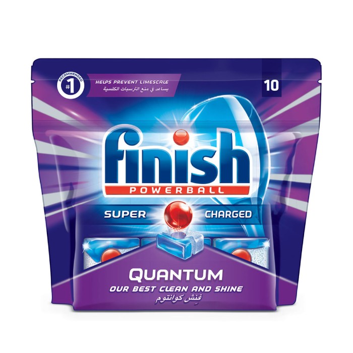 Finish Dishwashing Quantum Powerball 10 Tablets