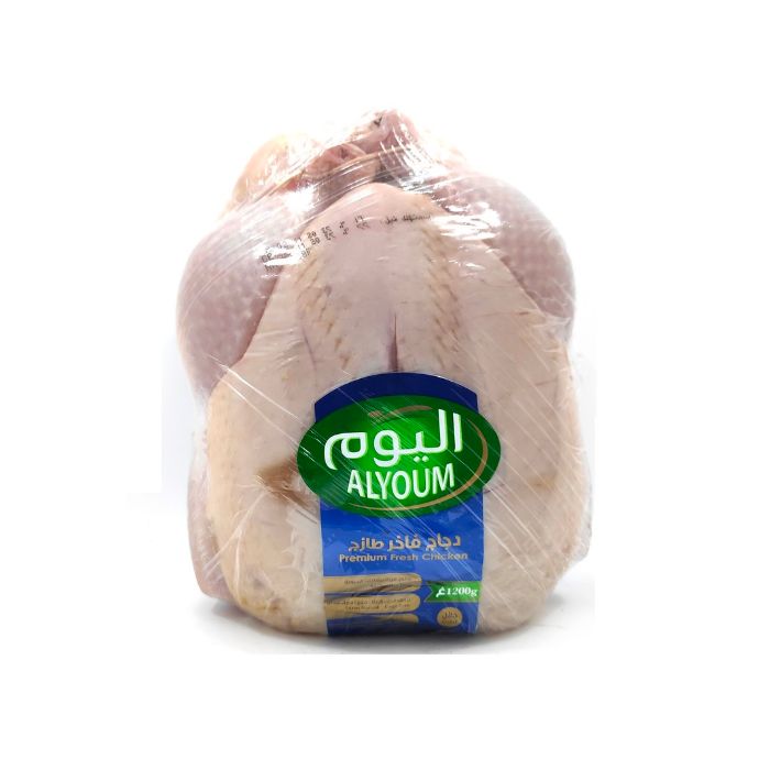 Alyoum Premium Fresh Whole Chicken 1200g